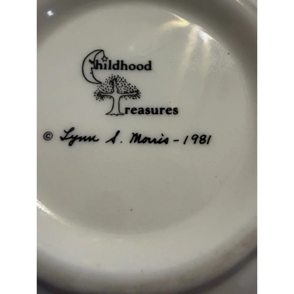 Vintage 1981 Childhood Treasures Lynn‎ S Morris Jennifer Personalized Bowl